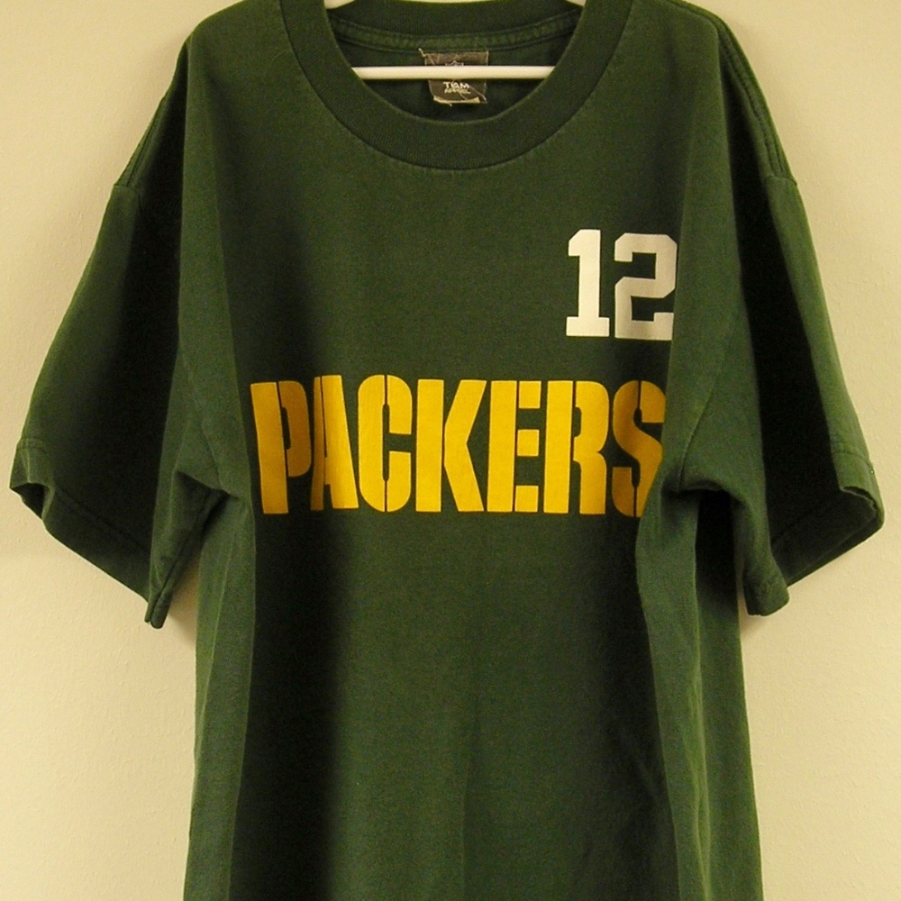 PACKERS TEE FOR BOYS, XL, BACK WITH RODGERS 12